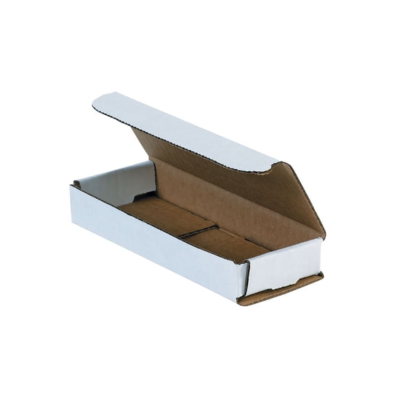 Box Partners Corrugated Mailers 10" x 3" x 1" White 50/Bundle M1031