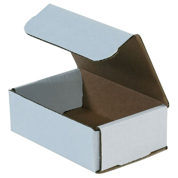 Box Partners Corrugated Mailers 10" x 8" x 2" White 50/Bundle M1082