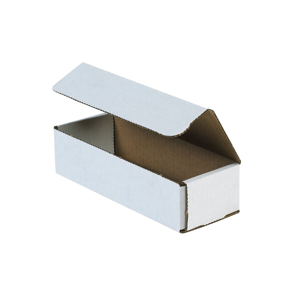 12 in x 4 in x 2 in Inside H, Literature Mailer, White, Corrugate, Single Wall