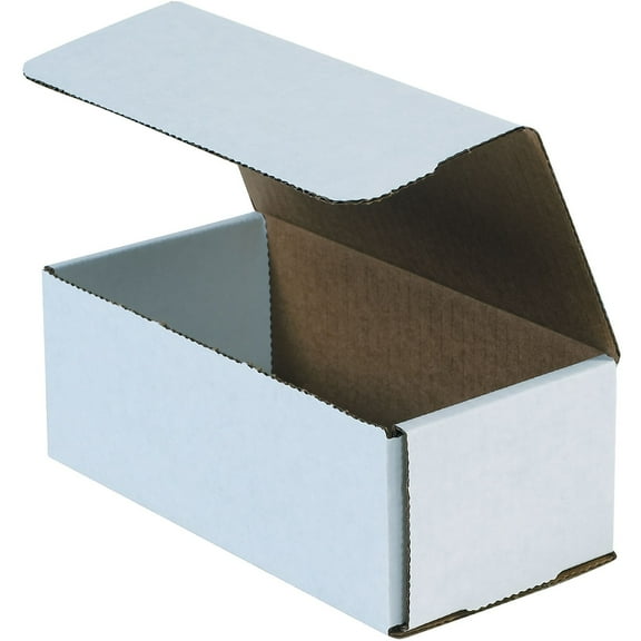 Box Partners Corrugated Mailers 12" x 5" x 4" White 50/Bundle M1254