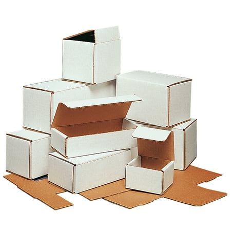 30 in x 4 in x 4 in Inside H, Literature Mailer, White, Corrugate, Single Wall