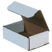 6 in x 4 in x 2 in Inside H, Literature Mailer, White, Corrugate, Single Wall