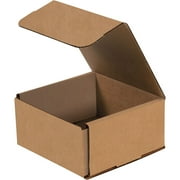 Box Partners Corrugated Mailers 6 x 6 x 3 Kraft 50/Bundle M663K