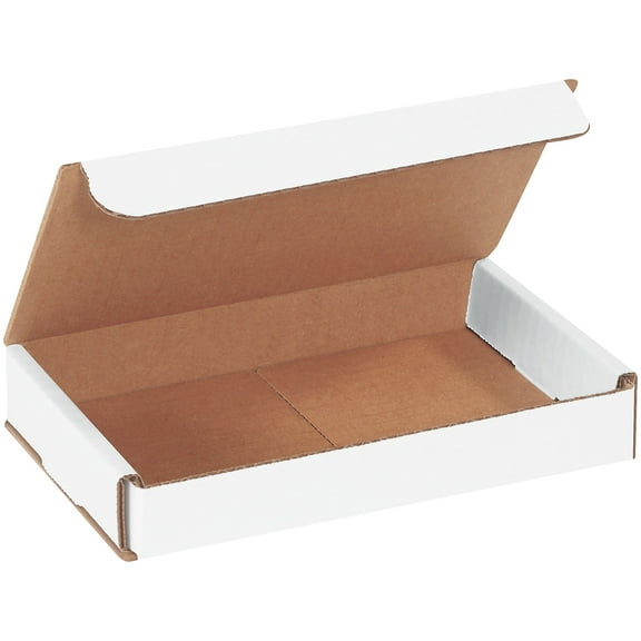 Box Partners Corrugated Mailers 7" x 4" x 1" White 50/Bundle M741