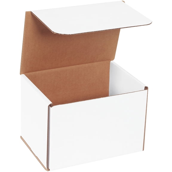 Box Partners Corrugated Mailers 7" x 5" x 5" White 50/Bundle M755