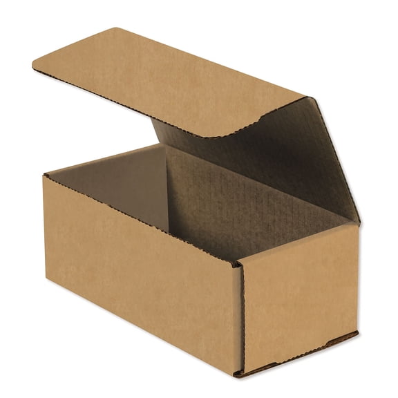 Box Partners Corrugated Mailers 8" x 4" x 3" Kraft 50/Bundle M843K