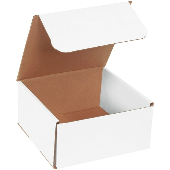 Box Partners Corrugated Mailers 8" x 8" x 4" White 50/Bundle M884