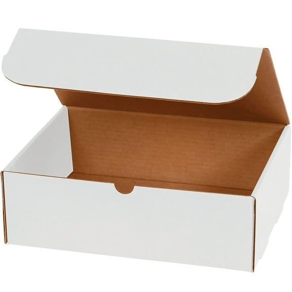 Box Partners Corrugated Mailers 9" x 8" x 5" White 50/Bundle M985