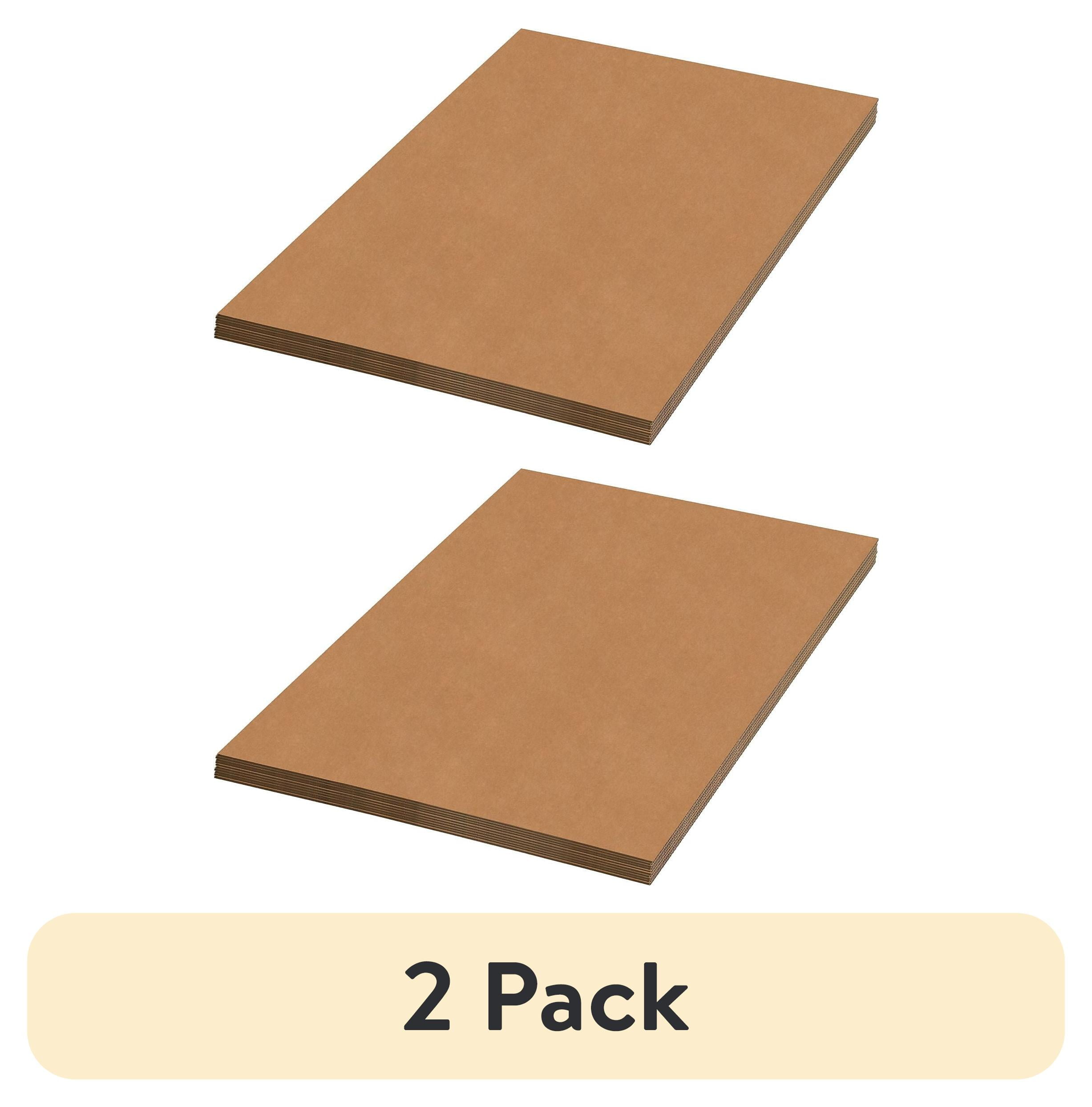 (2 pack) Box Partners Corrugated Sheets 18