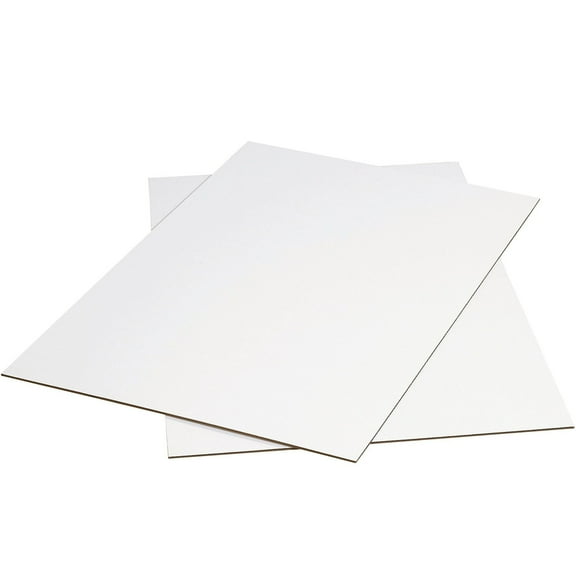 Box Partners Corrugated Sheets 48" x 96" White 5/Bundle SP4896W