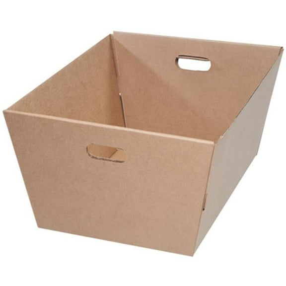 Box Partners  Corrugated Tote - Kraft - 25 Pack