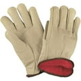thumbnail image 1 of Box Partners  Cowhide Leather Drivers Gloves Lined - Natural - Extra Large - 3 Pairs per Case, 1 of 3