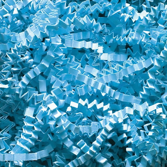 Box Partners Crinkle Paper 10 lb. Sky Blue 1/Case CP10Z