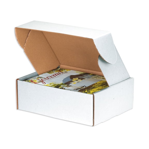 Box Partners Deluxe Literature Mailers 12" x 12" x 2" White 50/Bundle MFL12122