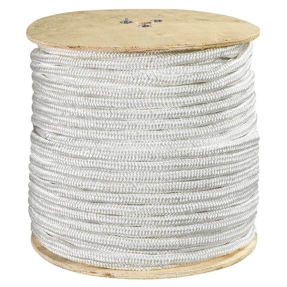 Partners Brand Double Braid Nylon Rope,14,500 lb,3/4" TWR128