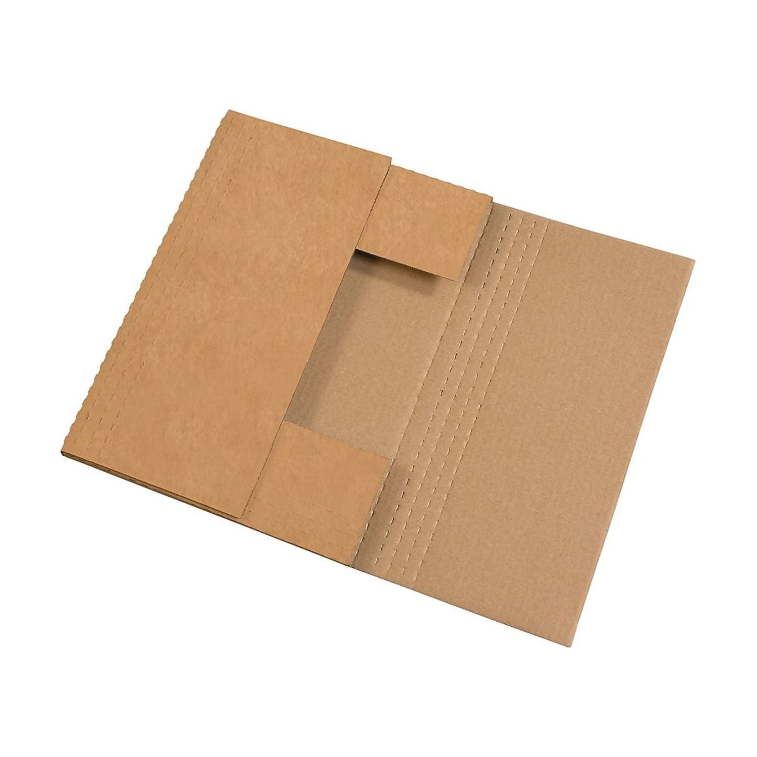 B O X PARTNERS Box Partners Easy-Fold Mailers 18" x 12" x 2" Kraft 50/Bundle M18122BFK