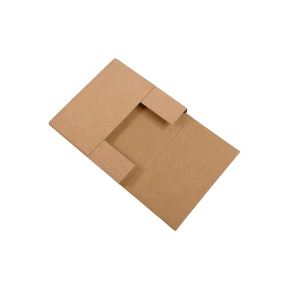 Box Partners Easy-Fold Mailers 7 1/2" x 7 1/2" x 2" Kraft 50/Bundle M772BFK