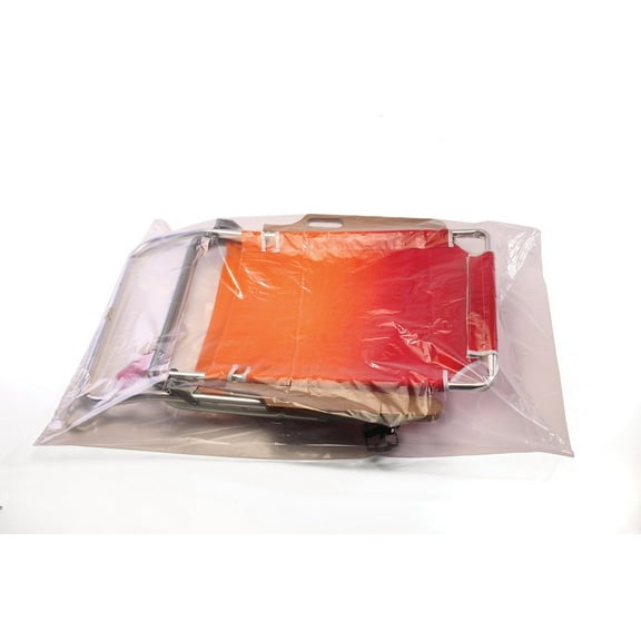 28" x 36" Layflat Poly Bags 1 Mil Clear 500/Carton (PB2446)