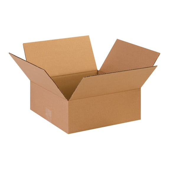 Box Partners Flat Corrugated Boxes 13" x 13" x 5" Kraft 25/Bundle 13135