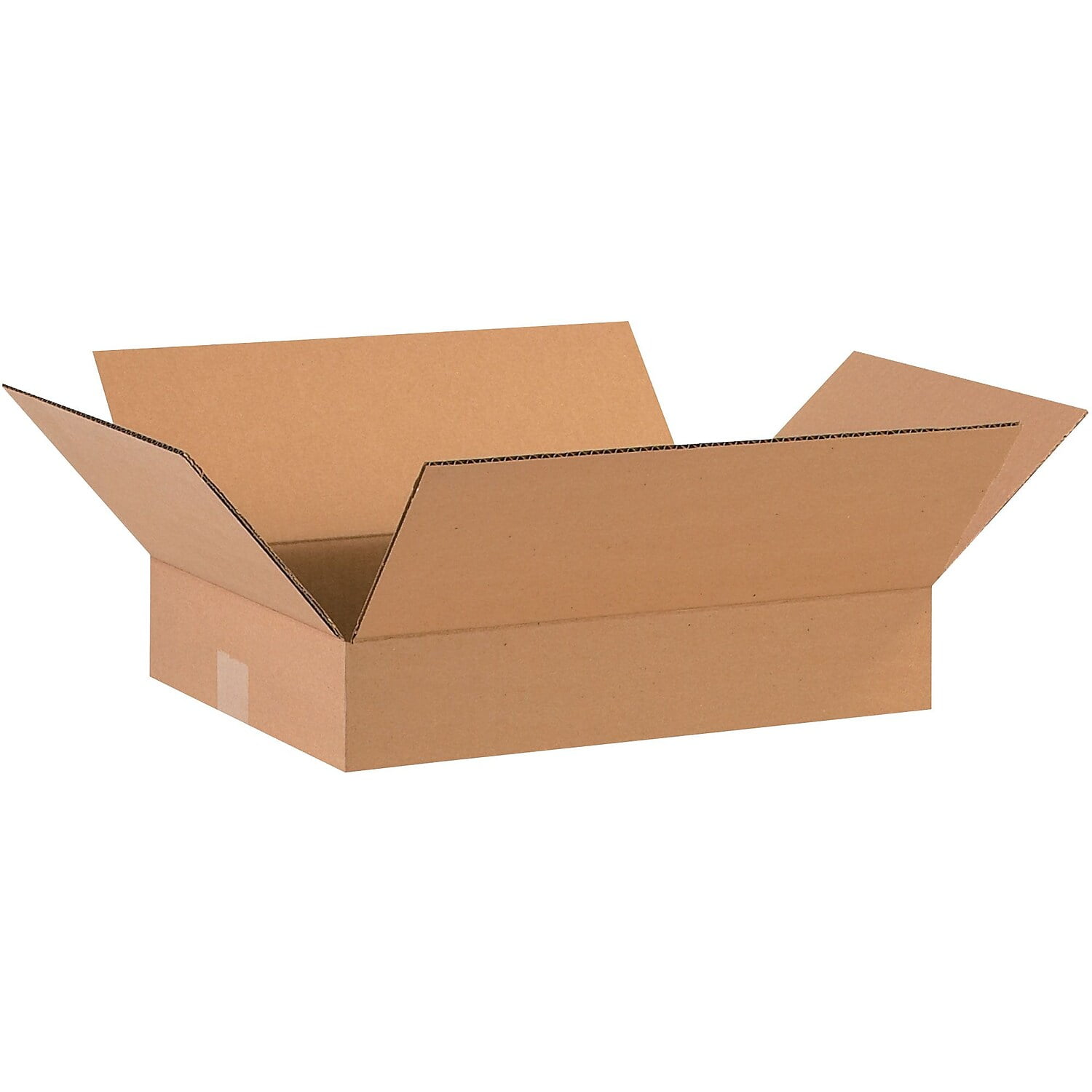 B O X PARTNERS Box Partners Flat Corrugated Boxes 16" x 12" x 3" Kraft 25/Bundle 16123