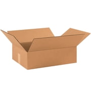 Box Partners Flat Corrugated Boxes 17 1/2" x 12" x 3" Kraft 25/Bundle 17123