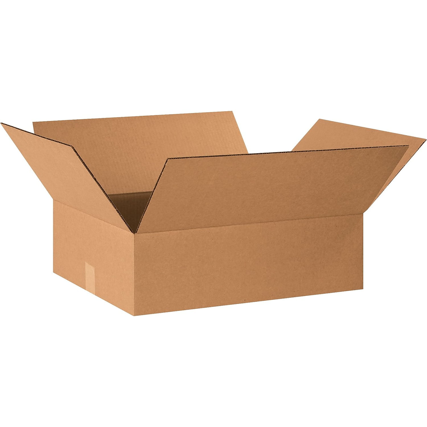 Box Partners Flat Corrugated Boxes 20" x 16" x 6" Kraft 25/Bundle 20166
