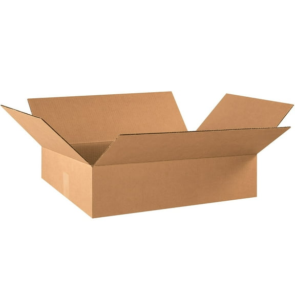 Office Depot Brand Corrugated Boxes, 6"H x 16"W x 22"D, Kraft, Pack Of 25