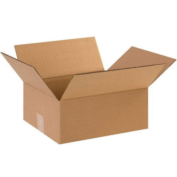 Box Partners Flat Corrugated Bxs,12x10x5,Kraft,25/BDL - BXP 12105
