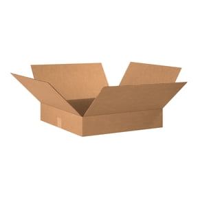 Box Partners Flat Corrugated Bxs,20x20x4,Kraft,10/BDL - BXP 20204
