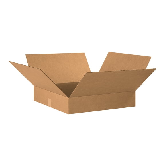 Box Partners Flat Corrugated Bxs,20x20x4,Kraft,10/BDL - BXP 20204