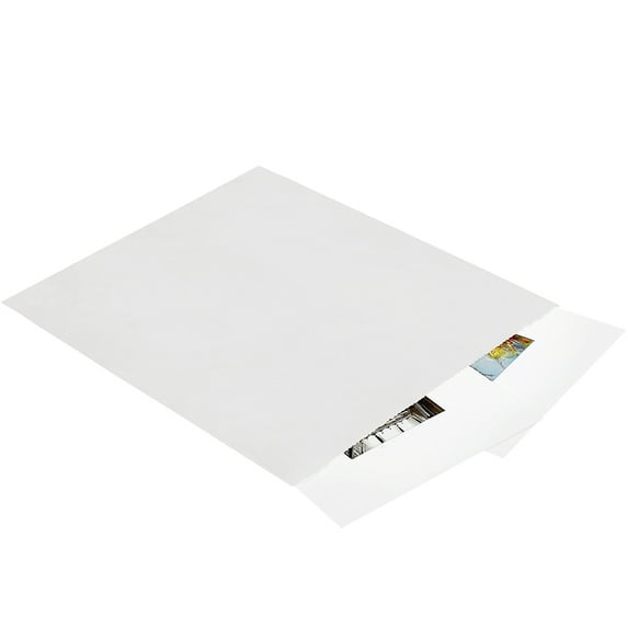 Box Partners Flat Merchandise Bags 12" x 15" White 1000/Case BGM105W