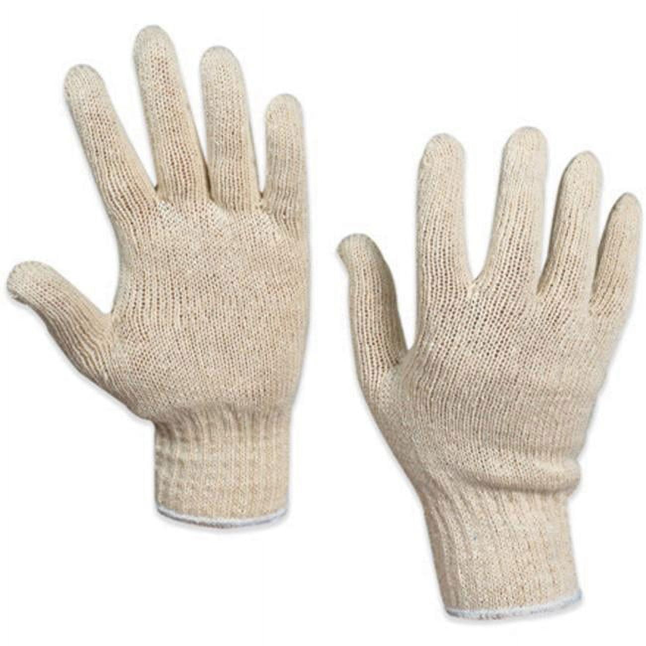 Knitted Hand Hand Gloves Cotton Pair 4408 Brown Jersey Work Gloves
