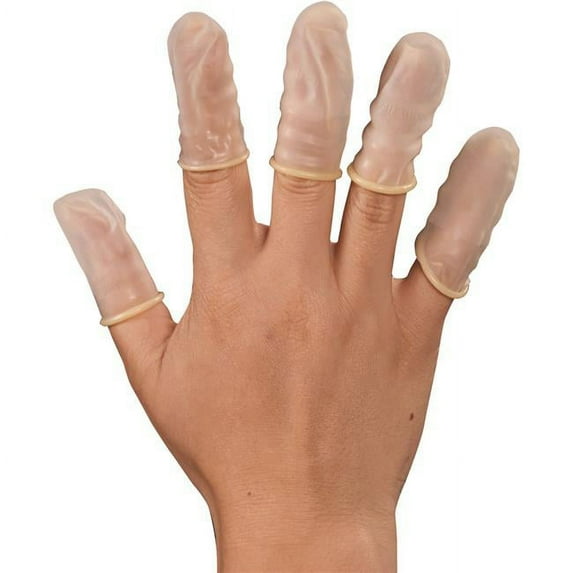 Box Partners GLV2201XL White Latex Finger Cots Powder-Free - Extra Large - Case of 720
