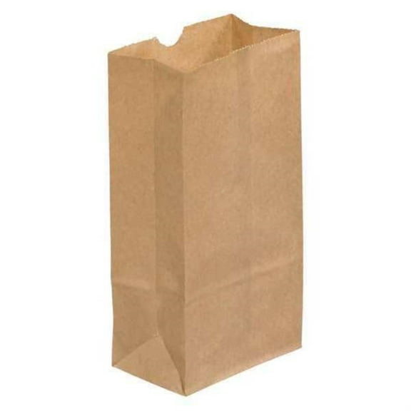 Box Partners Grocery Bags 8 1/4" x 5 15/16" x 13 3/8" Kraft 500/Case BGG118K