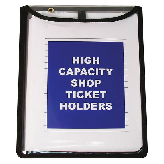 Box Partners Gusseted Job Jackets 9" x 12" x 1" Black 15/Case JTH124