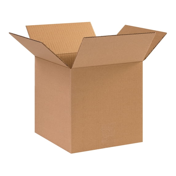 Box Partners Heavy-Duty Boxes 10" x 10" x 10" Kraft 25/Bundle HD1010