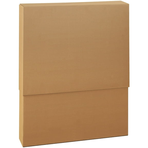 Box Partners Heavy-Duty Telescoping Outer Boxes 48 1/2 x 6 1/2 x 38" Kraft 10/Bundle T48638OUTHD