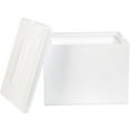 Box Partners Insulated Foam Containers 12" x 10" x 9" White 1/Case 229F