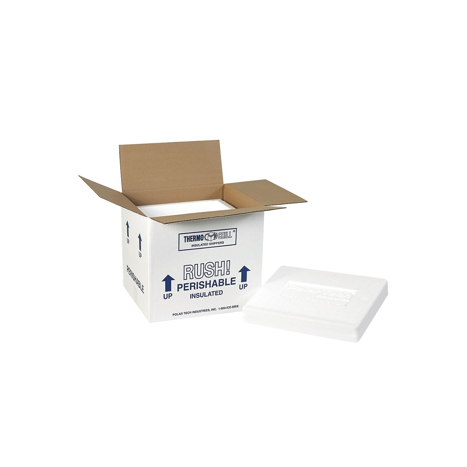 Box Partners Insulated Shipping Kits 10 1/2" x 8 1/4" x 9 1/4" White 2/Case 220C - image 1 of 1