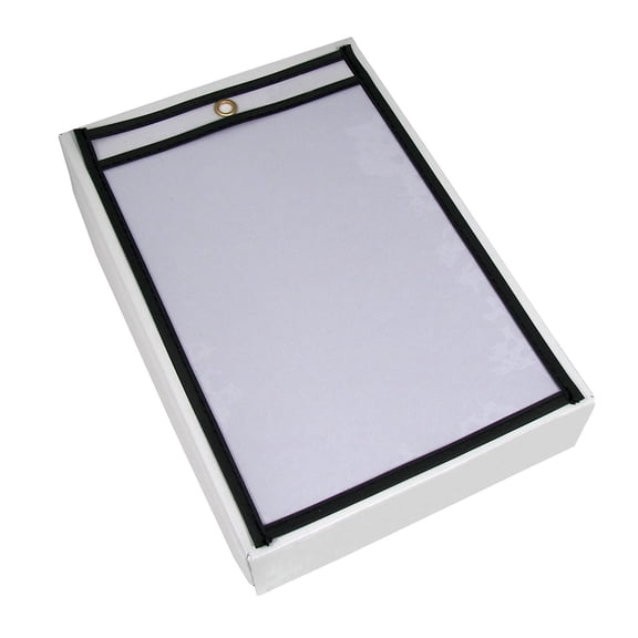 Partners Brand Job Ticket Holders,6x9",Black,PK25 JTH103