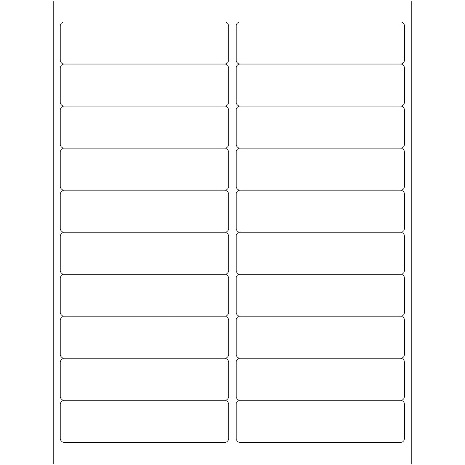 Tape Logic Laser Labels Rectangle 4