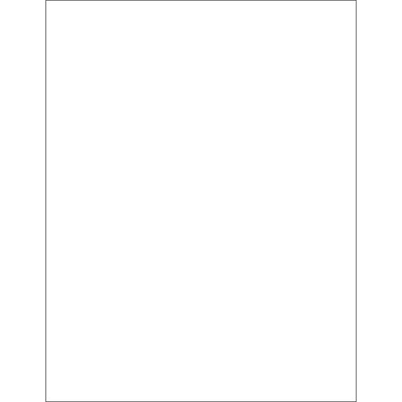 Office Depot® Brand Inkjet/Laser Labels, LL136MC, Rectangular, 8 1/2" x 11", White, Master Case Of 1,000