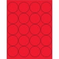 thumbnail image 1 of Box Partners LL197RD 2 in. Fluorescent Circle Laser Labels, Red, 1 of 1