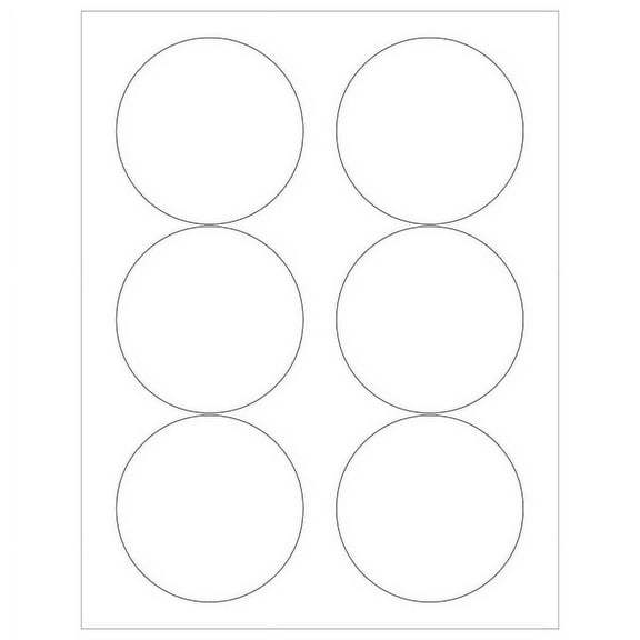 Tape Logic Laser Label,Circle 3.33",PK600 LL147