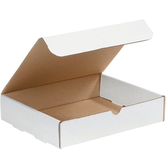 Box Partners Literature Mailers 10" x 9" x 2" White 50/Bundle ML1092