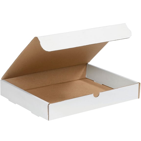 Box Partners Literature Mailers 13" x 10" x 1 1/4" White 50/Bundle ML13101