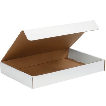 Pack Of 50 Corrugated Cardboard Mailers - 13x13x3 Inch, Kraft Literature Mailers, Self-Locking, No Tape Needed