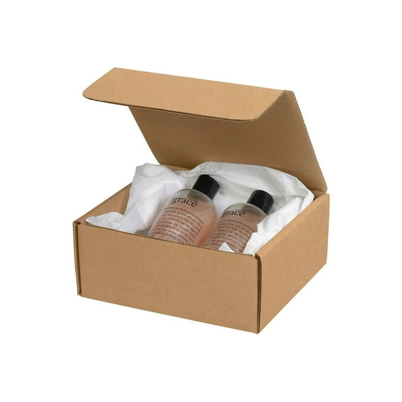 Box Partners Literature Mailers 8" x 8" x 3" Kraft 50/Bundle ML883K