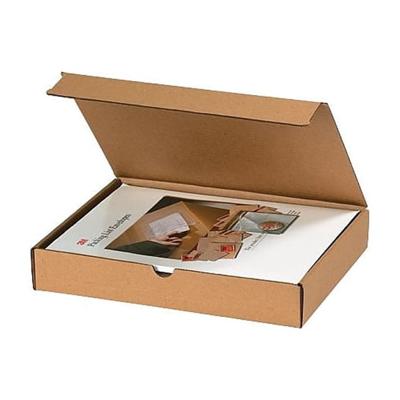 Box Partners Literature Mailers 9" x 9" x 2" Kraft 50/Bundle ML992K
