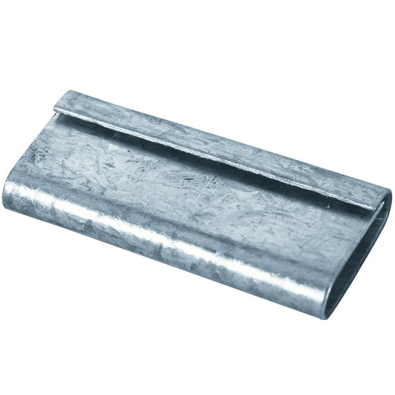 Box Partners Metal Poly Strapping Seals Closed Thread On 1/2' Silver 1000/Case PS1210CLOSED